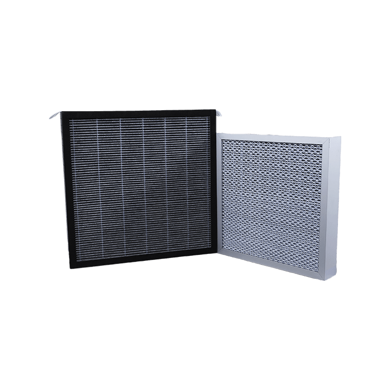 Aluminum Frame High Efficiency Air Filter na may Plastic Spraying Wire Mesh